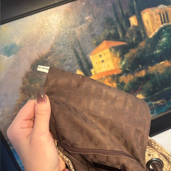 Furla Python Embossed Shoulder Bag - Picture 8 of 17